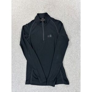 Millet Performance Compression 1/4 Zip Base Layer Pullover (Women's Large) Black